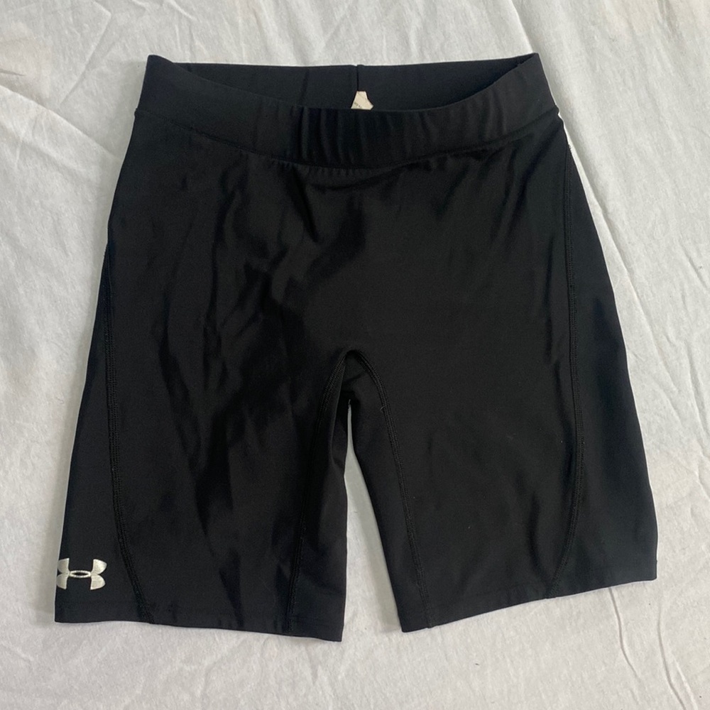 Black Under Armour Biker Shorts | Spandex Shorts | Under Armour Spandex Shorts